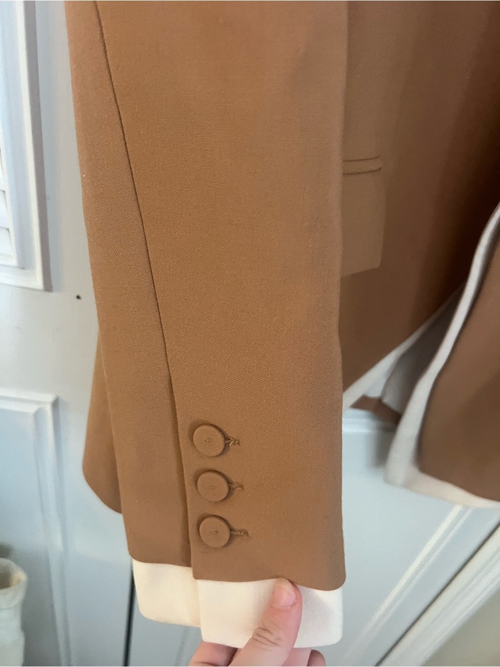 Favorite Daughter Medium THE KELLY BLAZER TAN - Picture 7 of 14